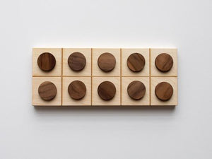 Wooden Ten Frame & Counting Pieces • Modern Wood Math Board