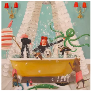 Miss Moon Lesson Thirteen (With A Splash Of Imagination, A Mundane Bath Becomes A Nautical Adventure) Art Prints
