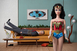 Wonder Woman Barbie Print