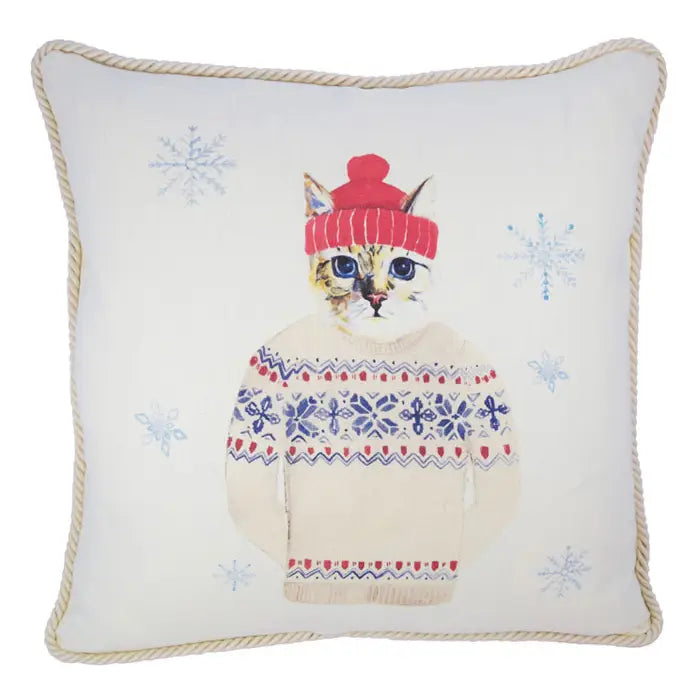 Ralph the Skier Pillow