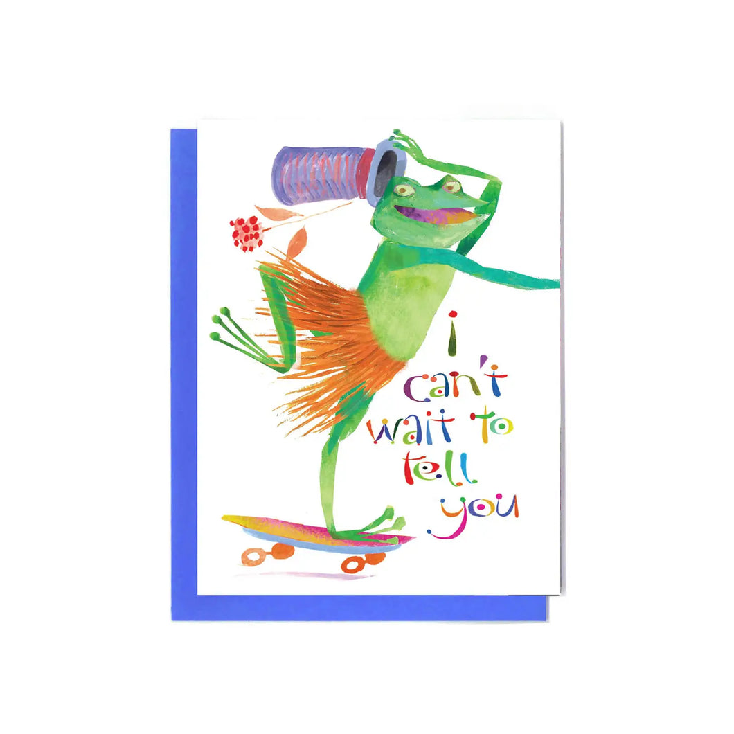 I Can't Wait to Tell You Birthday Card