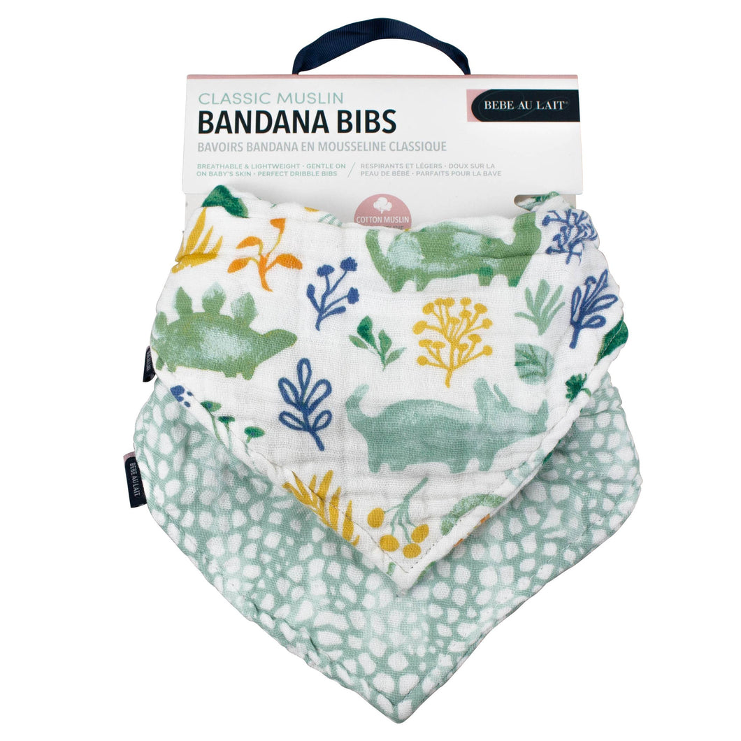 Cotton Muslin Bandana Bibs (Multiple Styles)