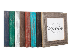 Square Rustic Reclaimed Frame