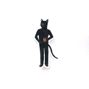 Black Cat Black Coffee Sticker