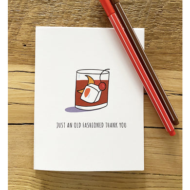 Old Fashioned Thank you