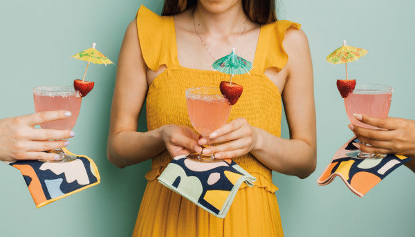 Doodle Cocktail Napkins (Set of 4)