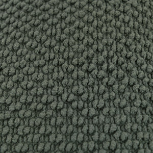Green Textured Woven Pillow