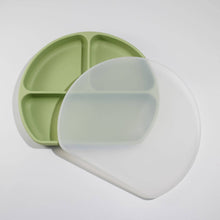 Silicone Plate With Lid (Multiple Color Options)