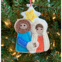 Nativity Felt Wool Fair Trade Christmas Ornament