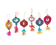 Assorted Retro Style Felted Ornaments