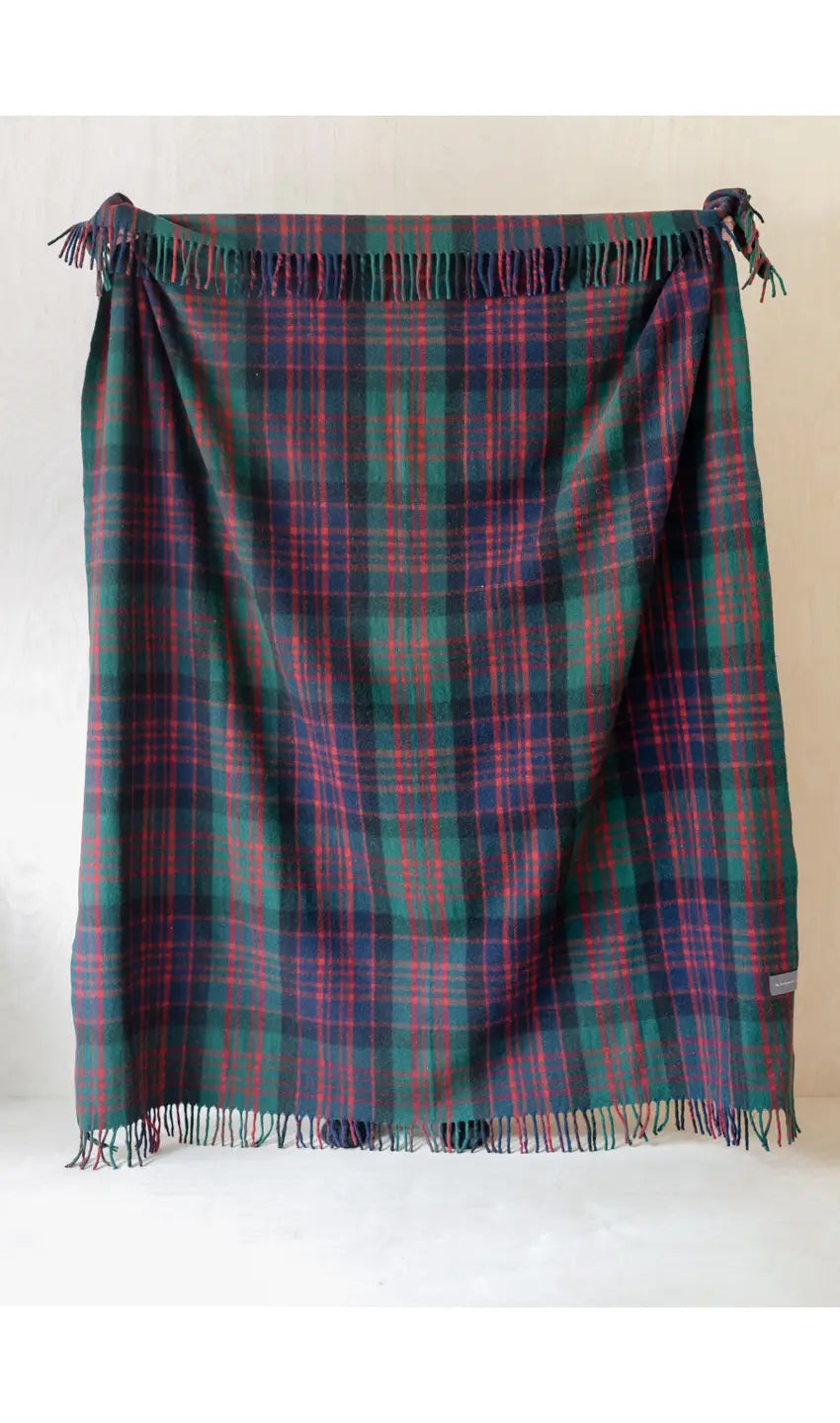 Recycled Wool Blanket - Macdonald Tartan