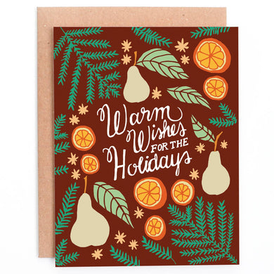 Warm Wishes for the Holidays Card