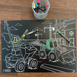 Reusable Chalkboard Placemats (Multiple Styles)