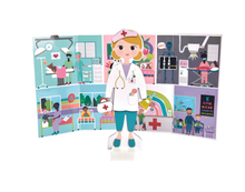 Wooden Magnetic Dress Up Doll-Florence