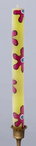 Hand Painted Taper Candles from South Africa (Set of 2 - Various Styles)