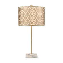 Geometric Double Shaded Table Lamp