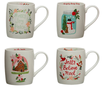 Assorted Ceramic Holiday Mugs