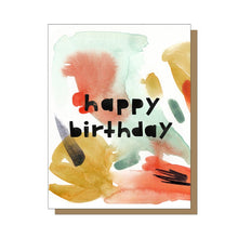 Happy Birthday Watercolor Card