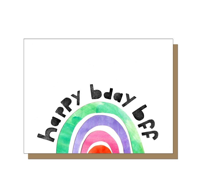 Happy Birthday BFF Card