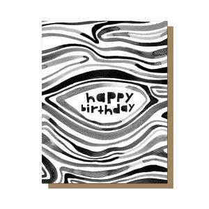 Happy Birthday Tree Rings Card