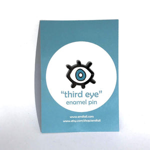 "third eye" enamel pin - Emily Ritchie