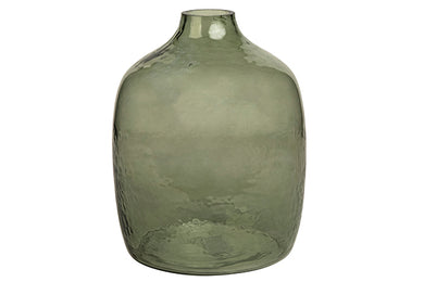 Evan Green Glass Vase