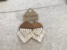 Macramé Esme Earrings from Local Artist Macey LeVahn