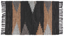 Mercer Leather Chindi Rug (2"x3")