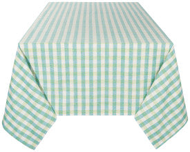 Second Spin Recycled Tablecloth - Teal Twisted