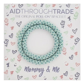 Mommy & Me Roll-On Matching Fair Trade Bracelets (Multiple Color Options)