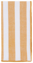 Ochre Caban Stripe Napkins (Set of 4)