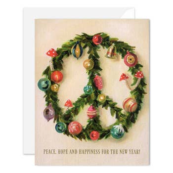 Peace Wreath Card (Boxed Set of 8)