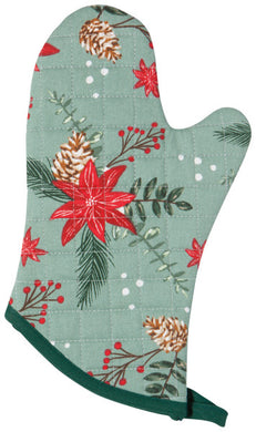 Poinsettia Oven Mitt