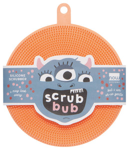Now Designs Scrub Bub Silicone Scrubber - Fog