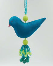 Peace & Joy Silk Bird Ornaments