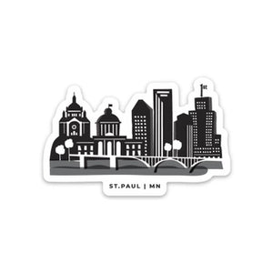 Minneapolis & St. Paul Skyline Stickers