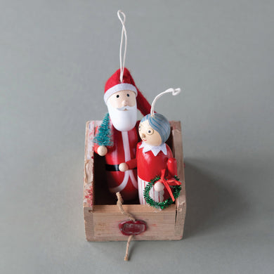 Santa & Mrs. Claus Ornaments