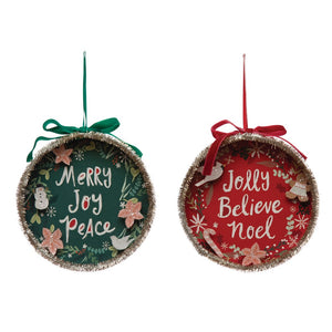 Hand-Painted Paper Ornaments