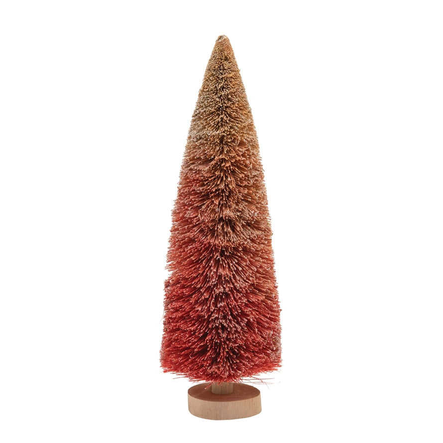 Ombre Sisal Bottle Brush Trees (Multiple Color Ways)