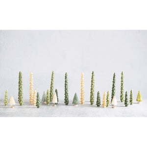 Unscented Tree Shaped Taper Candles (Multiple Colors Individually)