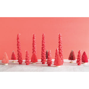 Unscented Tree Shaped Taper Candles (Multiple Colors Individually)