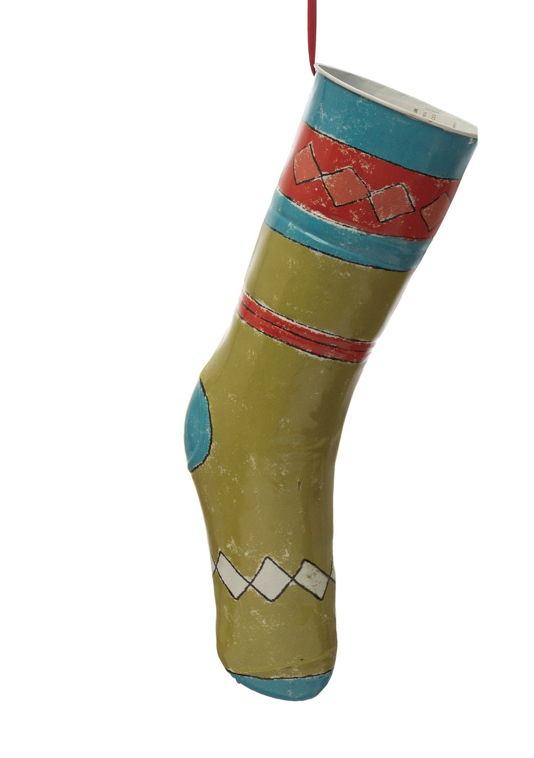 Decorative Metal Stocking Container (Multiple Styles)